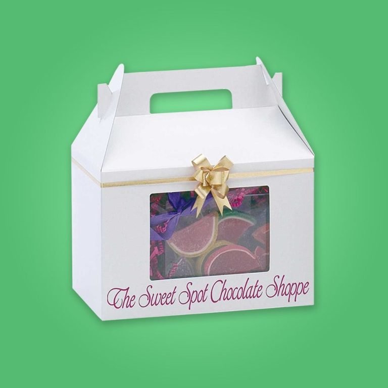 White Gable Box Pioneer Custom Boxes