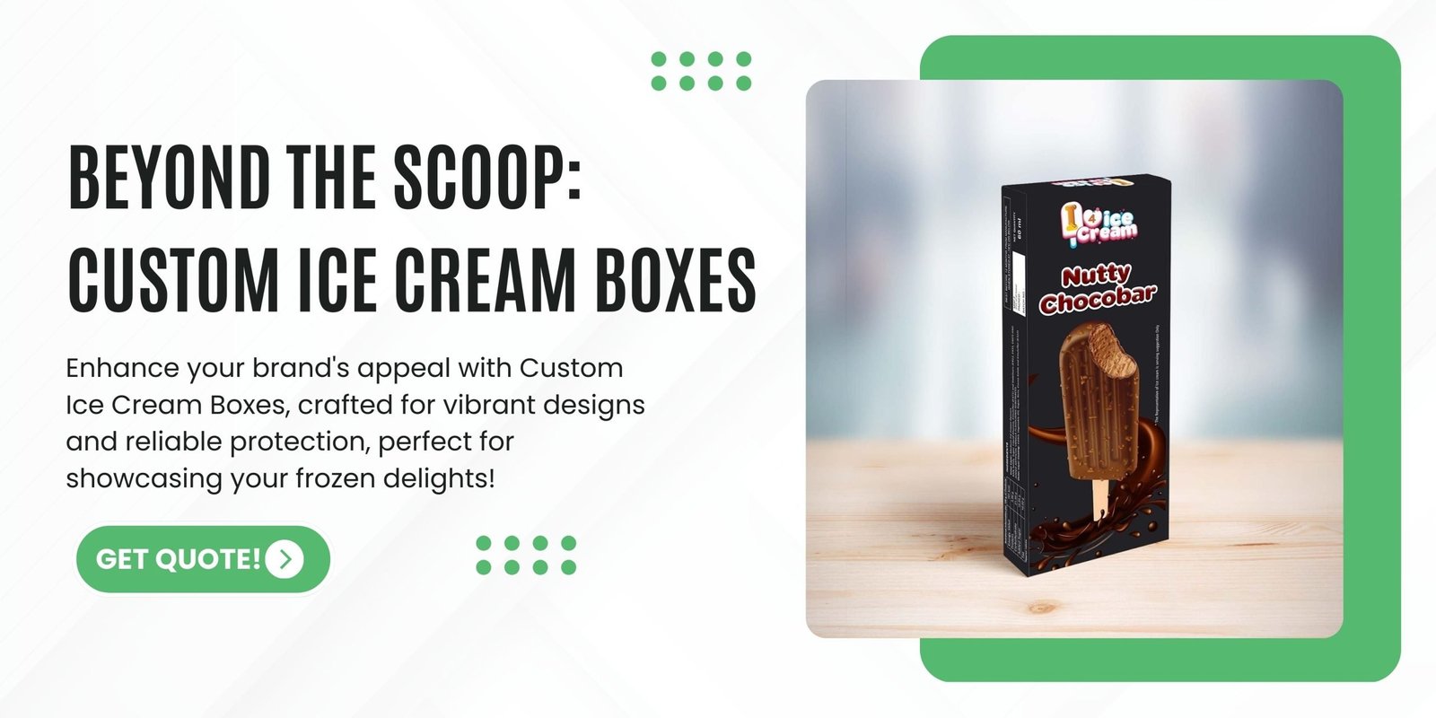ice cream boxes