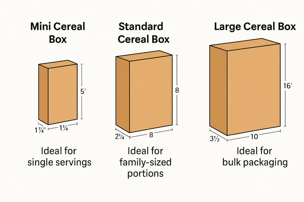 Cereal Box Dimensions Guide