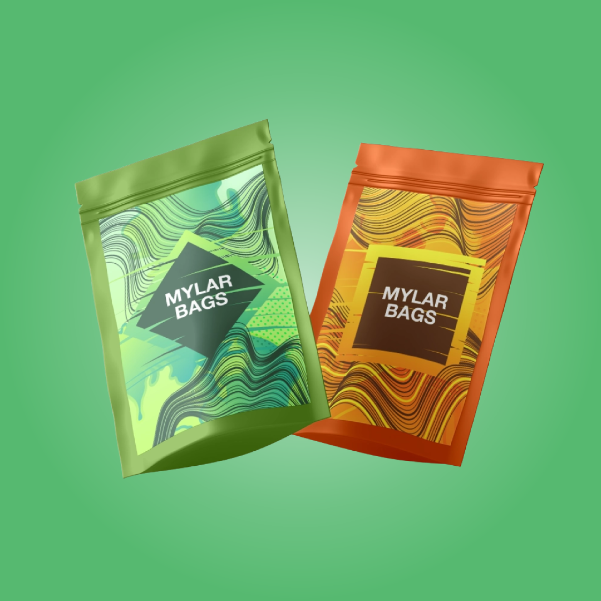 die cut mylar bags