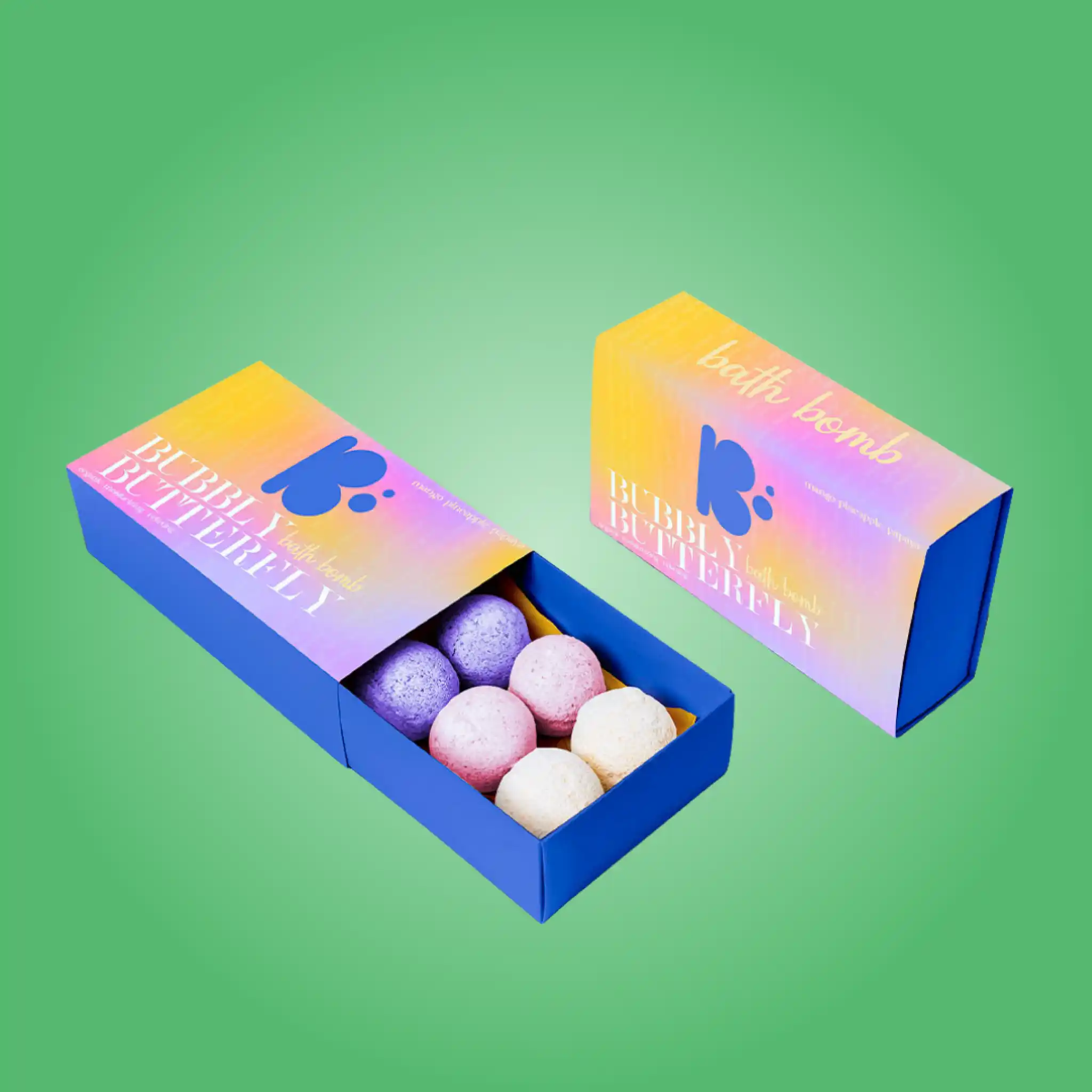 Custom Bath Bomb Boxes