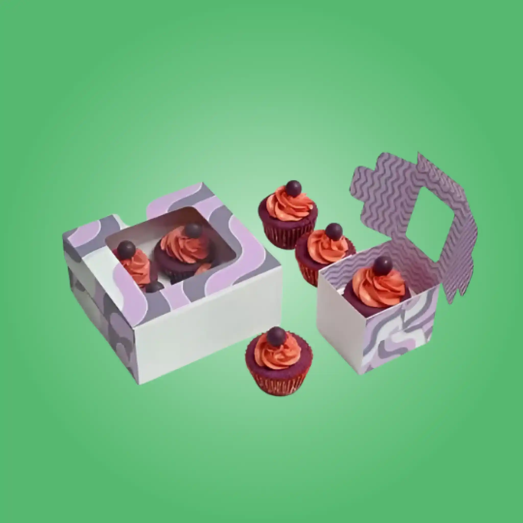 Custom Cupcake Boxes