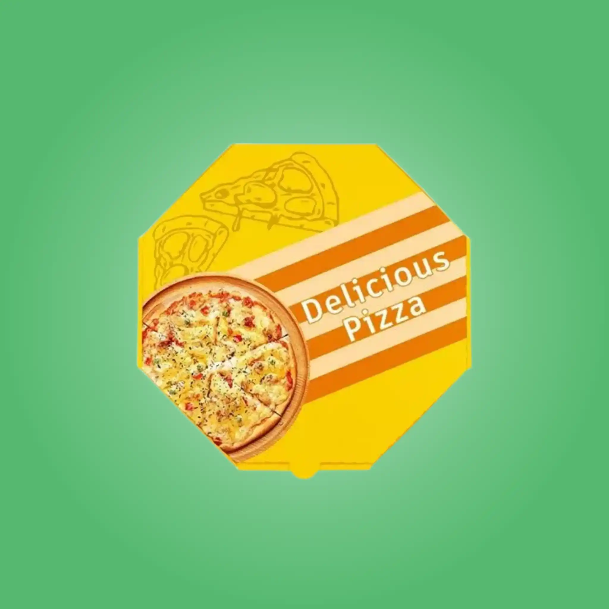 Custom Octagonal Pizza Boxes