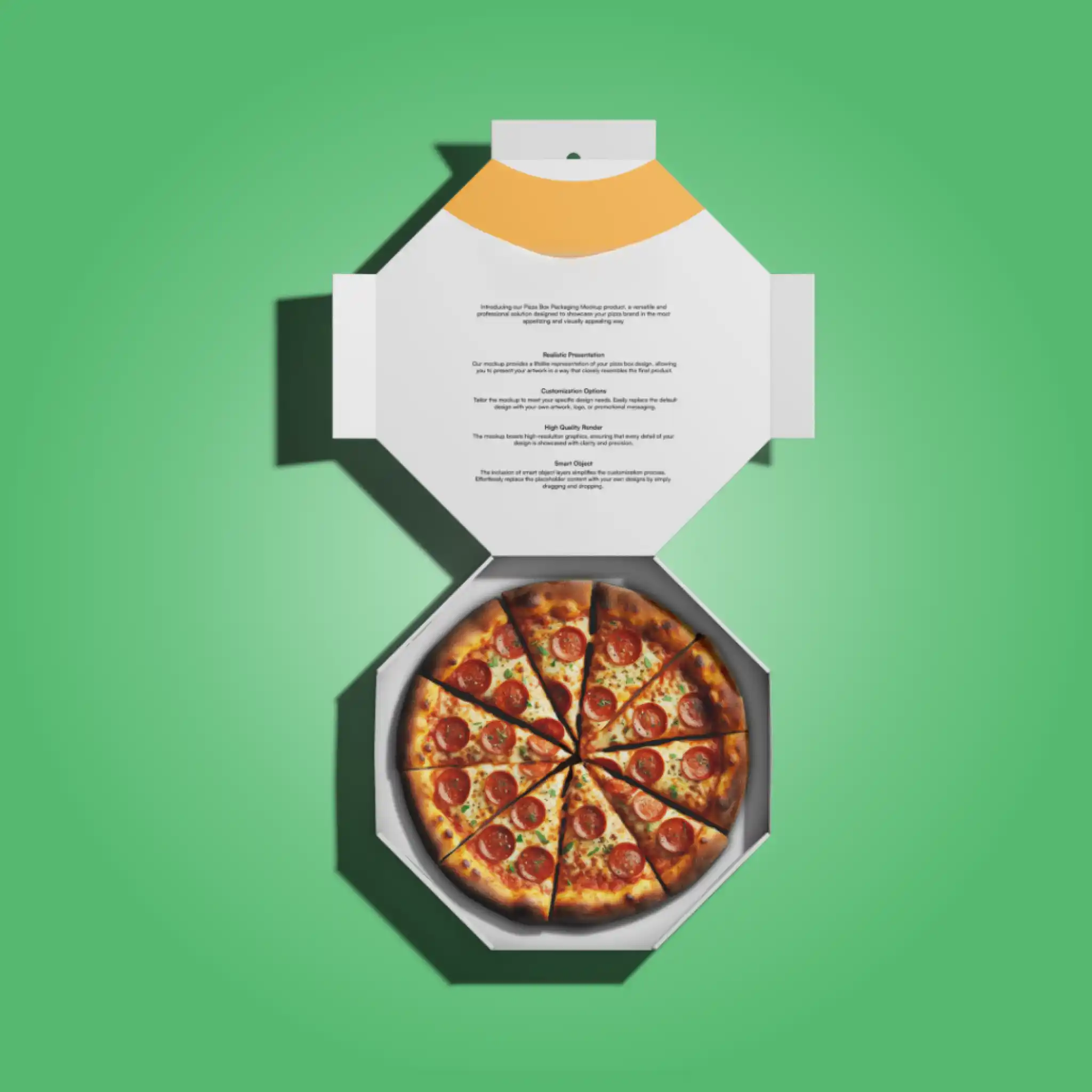 Custom Octagonal Pizza Boxes