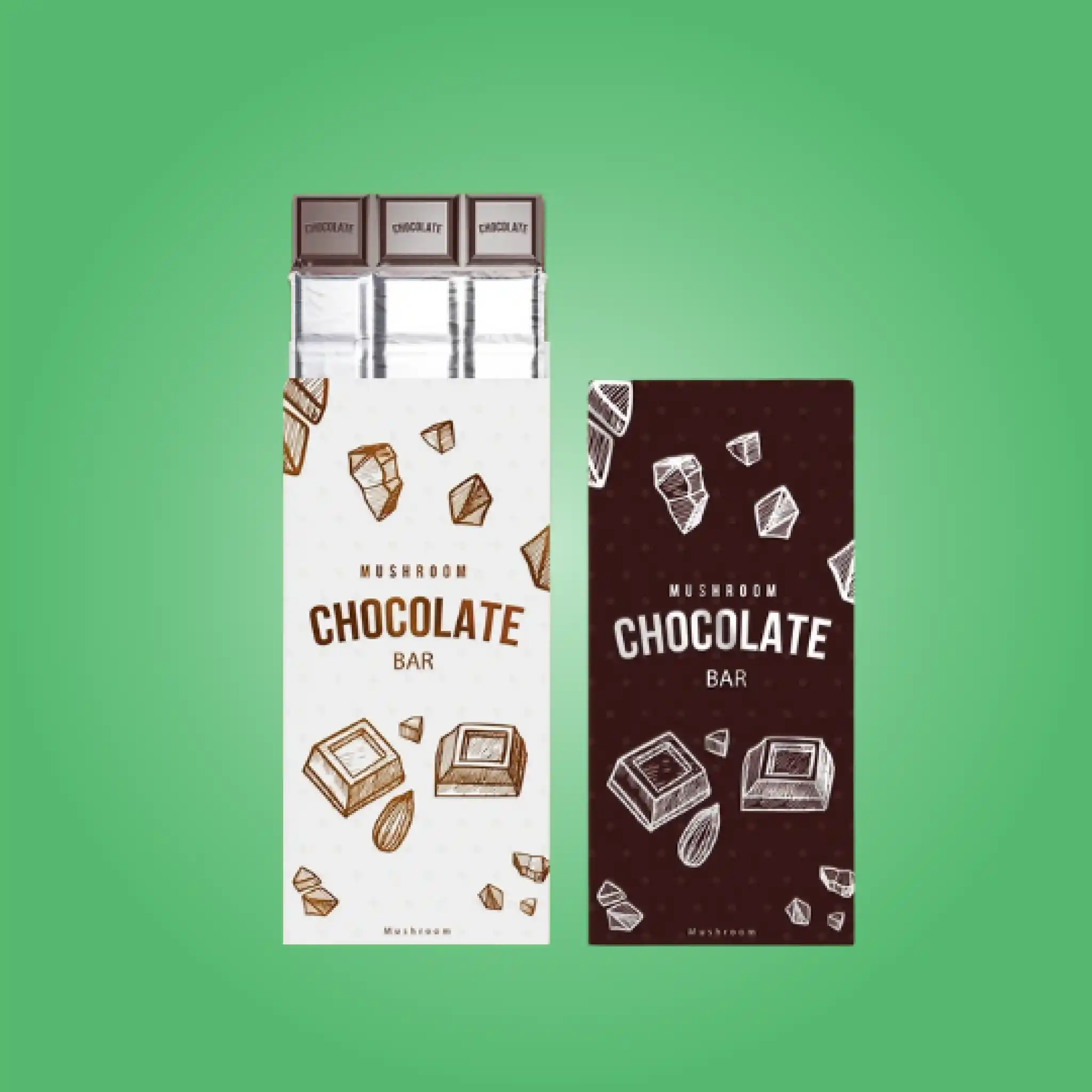 Mushroom Chocolate Bar Packaging
