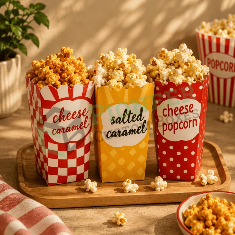 Custom popcorn boxes