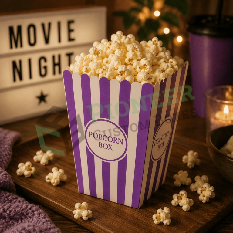 Custom popcorn boxes