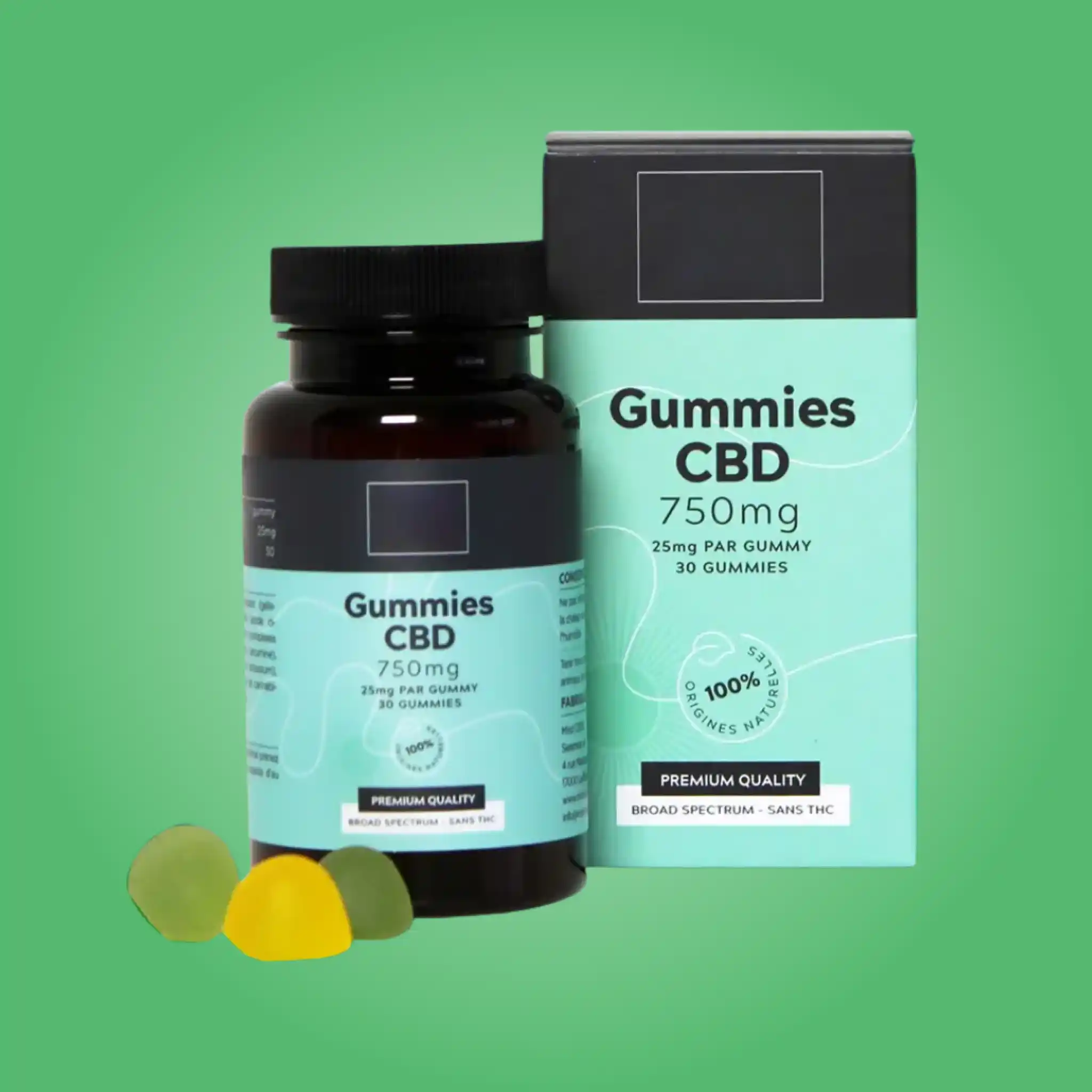 Custom CBD Gummies Boxes