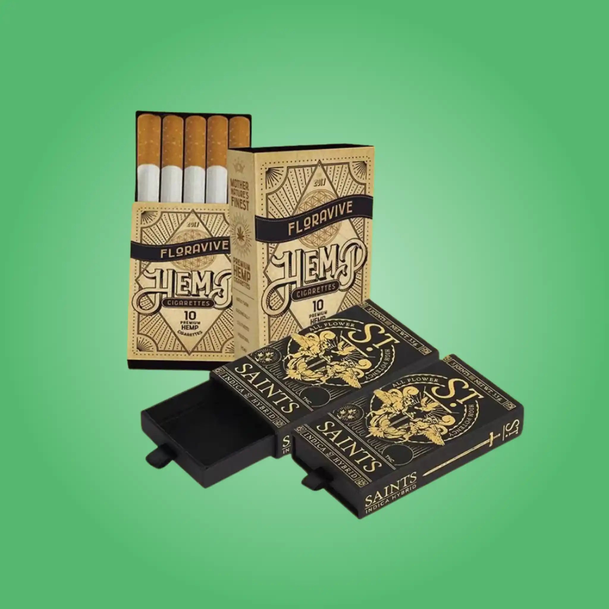 Custom Kraft Cigarette Boxes