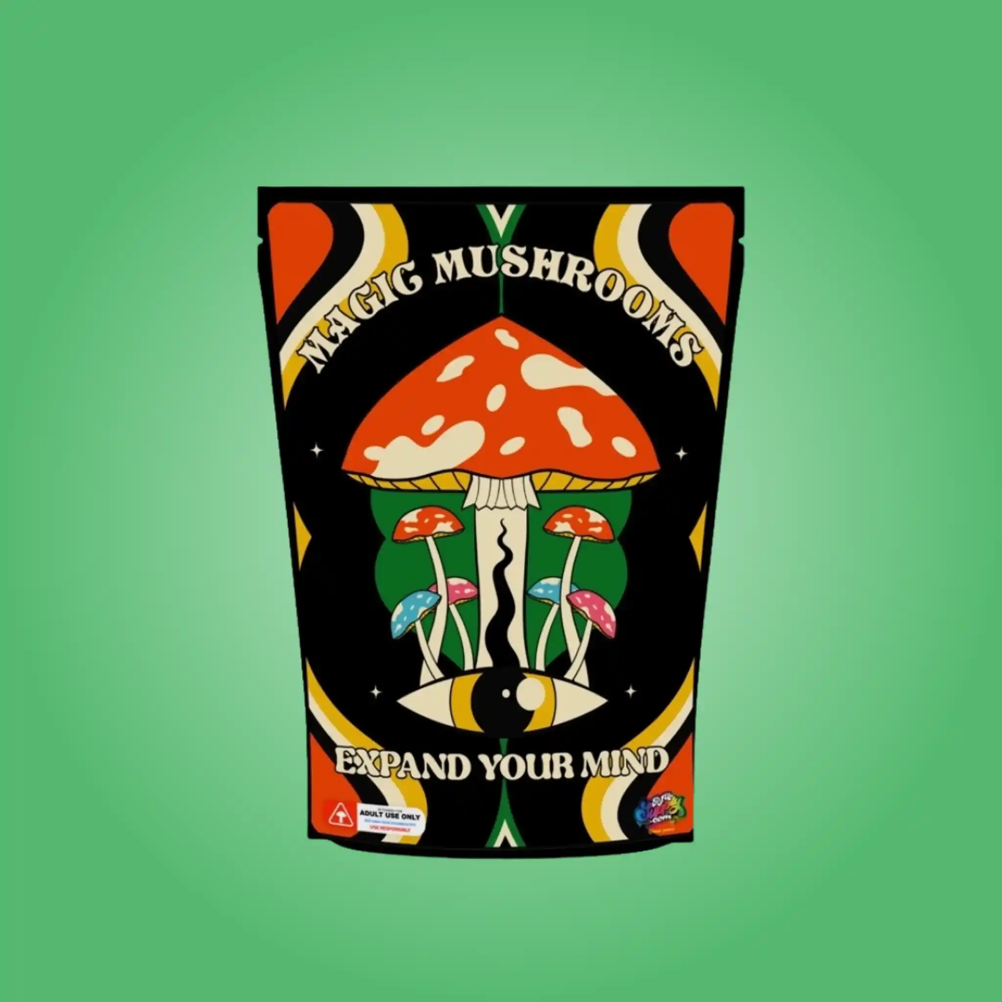 Custom Mushroom Mylar Bags