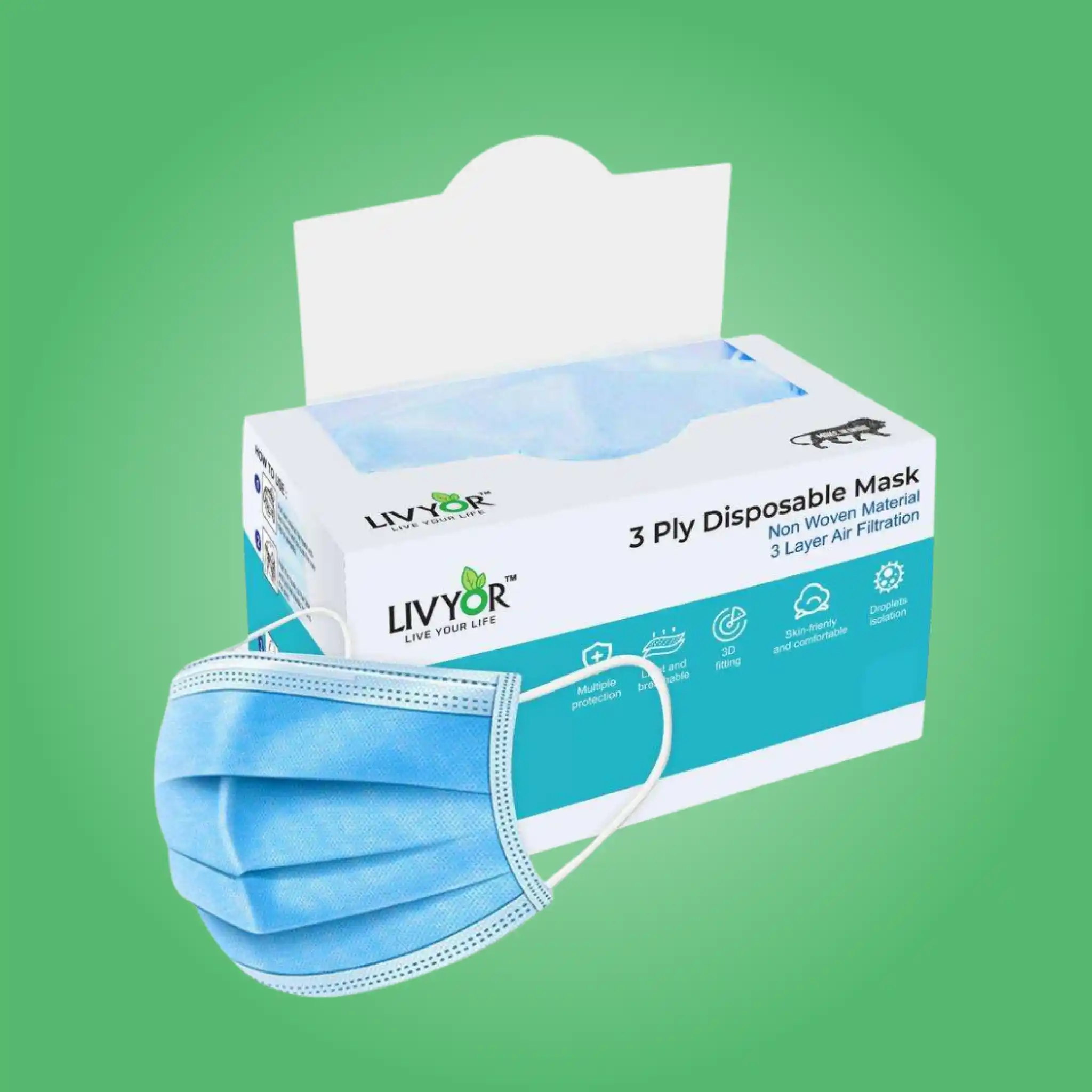 Custom Surgical Face Mask Boxes