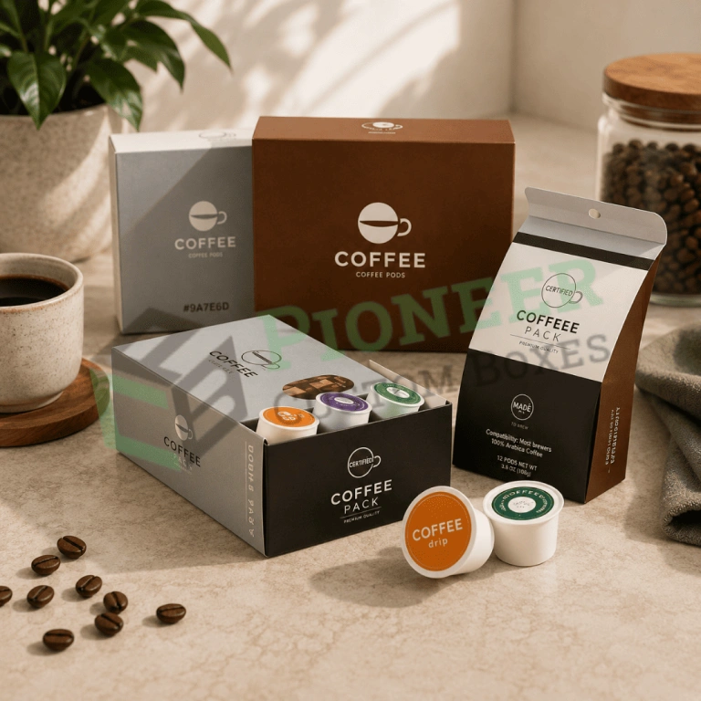 Custom Coffee Pod Boxes