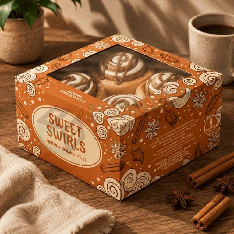 Custom Cinnamon Roll Boxes